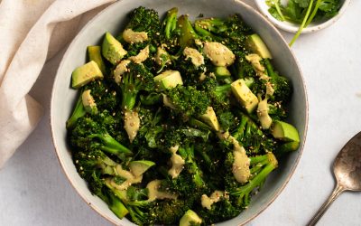 Broccoli with Avocado and Sesame